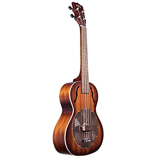 Kala Brand Music Kala Sunburst - Ukelele Tenor De Latón Resonador De Satén (Ka-Res-Brs) (Ka-Jte/2Ts)