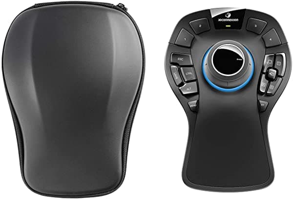 3Dconnexion SpaceMouse Pro inalámbrico (con funda de transporte y receptor universal) 3DX-700075