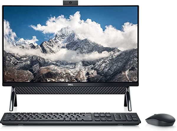 Dell Inspiron 5000 Todo En Uno Pantalla Fhd De 24 Pulgadas Procesador Intel Pentium Gold 7505 8 Gb Ddr4 Ram 256 Gb Pcie Nvme Ssd Wifi Cámara Web Ratón Y Teclado Con Cable Win10 (Último Modelo)
