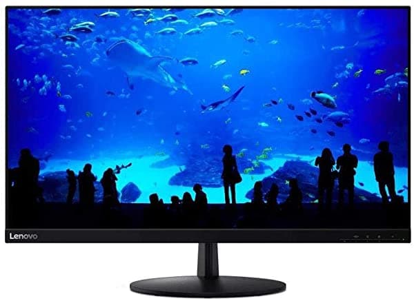 Lenovo L28U-30 Monitor IPS de 28 pulgadas, pantalla UHD 4K, biseles ultrafinos, AMD FreeSync, 4ms, 60Hz, HDMI, DisplayPort, baja emisión de luz azul, compatible con montaje VESA 65FAGCC2US