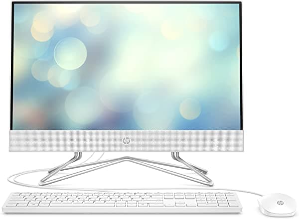 Hp Computadora De Escritorio Todo En Uno De 22 Pulgadas Procesador Amd Athlon Gold 3150U Gráficos Amd Radeon 4 Gb De Ram 256 Gb Ssd Windows 11 Home (22-Df0222 Blanco Nieve)