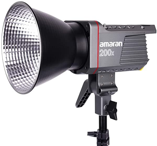Aputure Luz De Video Led De Bicolor Amaran 200X 200W 2700-6500K 51600Lux1M Bluetooth App Control 9 Efectos De Iluminación Incorporados Dc/Ac Fuente De Alime