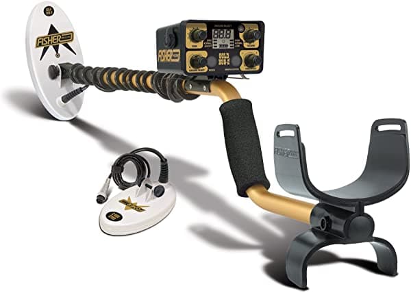Fisher Gold Bug 2 Detector de Metales con Bobinas de 10" y 6.5" para Búsqueda de Tesoros GB2COMBO