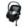 Cybex Aton M - Butaca Para Auto Para Bebé Con Sensor Alerta De Seguridad En Tiempo Real Inserto Extraíble Para Recién Nacidos Incluye Base SafeLock Con Sistema De Pestillo Color Negro Pimienta 518002867