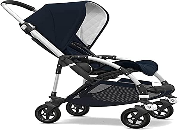 Bugaboo Bee5 Stroller Completo Alu/Blue Mélange - Corriente Compacto Y Plegable Para Viajes Y Vida Urbana. Fácil De Dirigir En Las Calles De La Ciuda 510300BM01