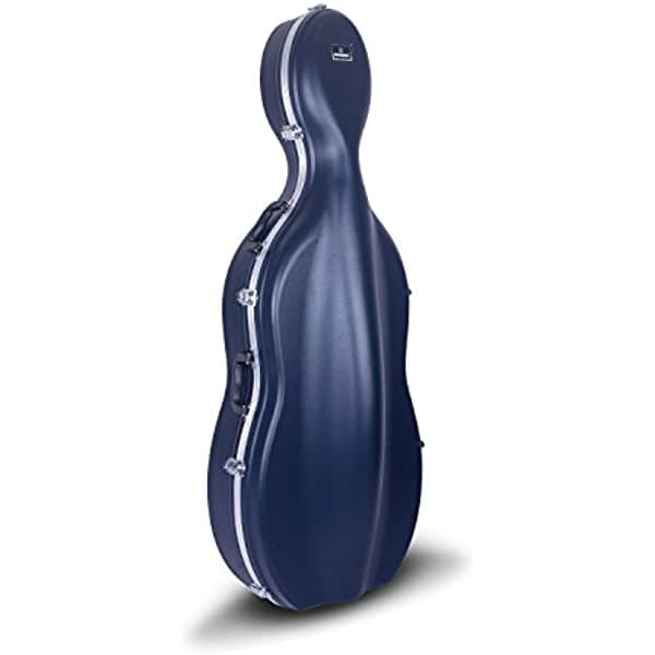 Crossrock - Estuche Moldeado Abs Para Violonchelo Con Ruedas. Azul CRA860CEFBL