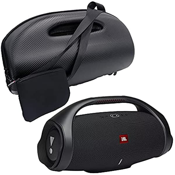 JBL Boombox 2 Bundle con Altavoz Bluetooth Portátil a Prueba de Agua y Estuche gSport con Bolsa de Accesorios (Negro) GSPORT-BOOMBOX2-BLACK-CF