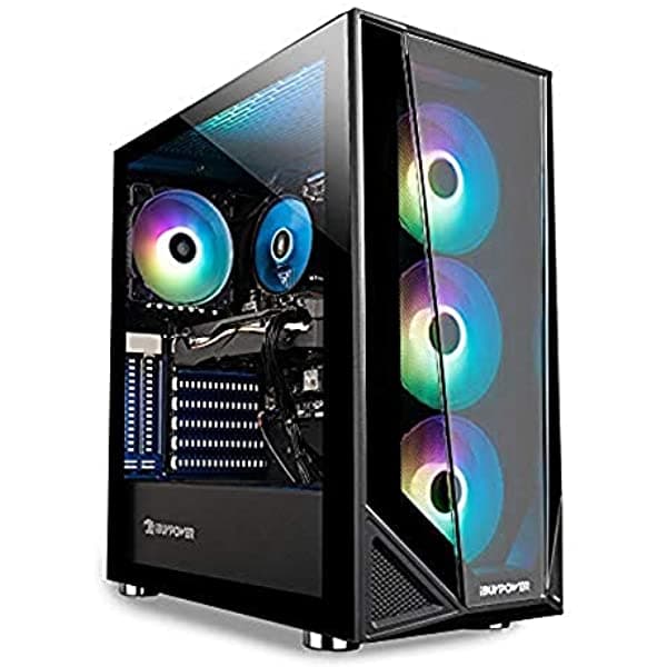 Ibuypower Computadora Gamer De Escritorio Trace 4 Mr 9340 (Amd Ryzen 5 3600 3.6Ghz Amd Radeon Rx 5500 Xt 4Gb 8Gb Ddr4 Ram 240Gb Ssd Wifi Integrado Windows 10 Home)