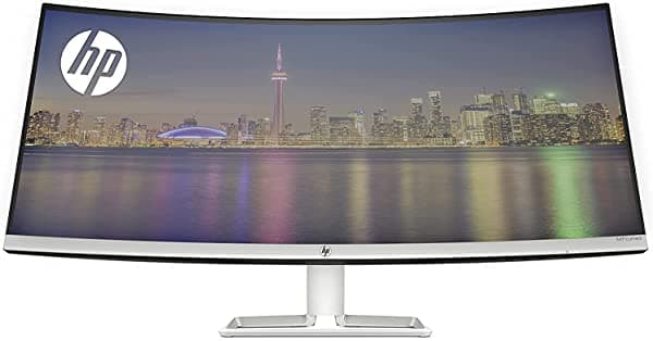 Hp Monitor Curvo De 34 Pulgadas Con Tecnología Amd Freesync | Resolución Quad Hd Ultra Ancha (3440 × 1440P) Pantalla Ips Y Bisel Bajo De 3 Lados Garantía De 1 Año (6Jm50Aa)