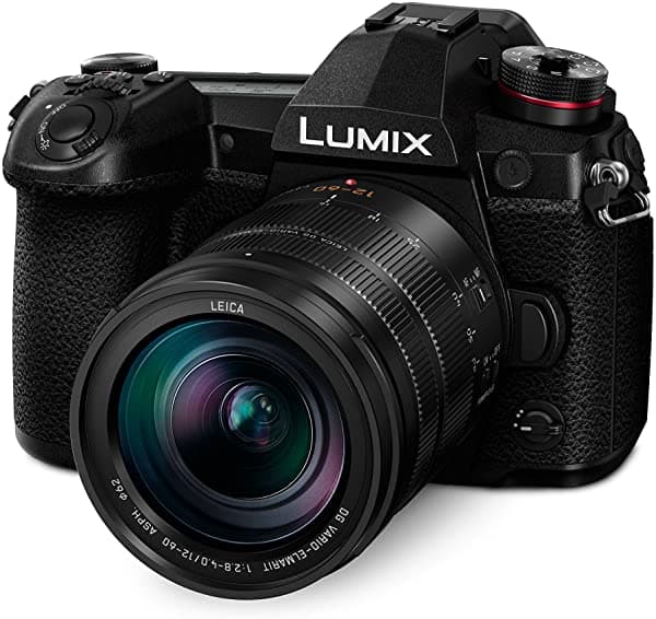 Panasonic Lumix G9 Cámara Sin Espejo Micro Cuatro Tercios 20.3 Megapíxeles Más 80 Megapíxeles Modo De Alta Resolución Con Lumix G Vario 12-60 Mm F3 DC-G9MK