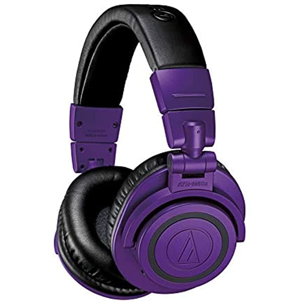 Audio-Technica ATH-M50XBTPB Auriculares Inalámbricos Bluetooth Over-Ear Purple/Black