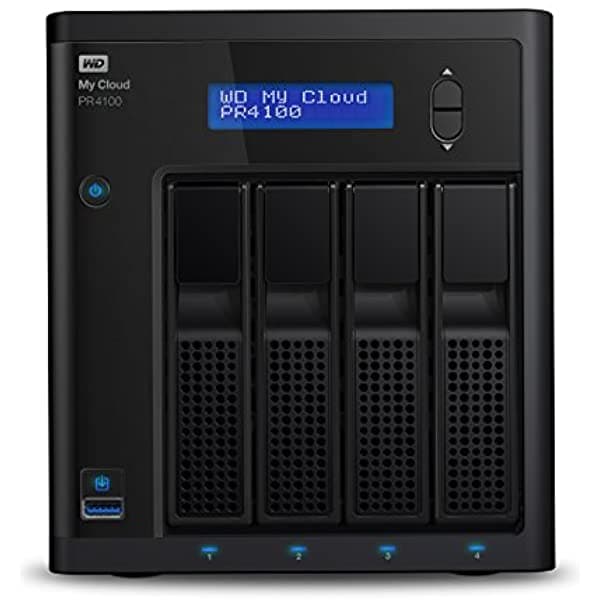 Western Digital Wd 8Tb My Cloud Pro Series Pr2100 Almacenamiento Conectado En Red - Nas - Wdbbcl0080Jbk-Nesn Negro WDBNFA0160KBK-NESN