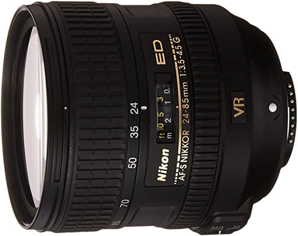 Nikon Af-S Fx Nikkor Lente De Zoom Con Reducción De Vibraciones De 24-85 Mm F/3.5-4.5G Ed Con Autofoco Para Cámaras Nikon Dslr. 2204