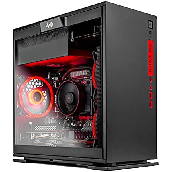 Skytech Legacy Mini Gaming PC de Escritorio - Intel Core i3 10100F 3.6 GHz GTX 1650 500GB SSD 16G DDR4 3200 600W Gold PSU AC Wi-Fi Windows 10 Home 64 Bits ST-LEGACYM-0373-B-AM