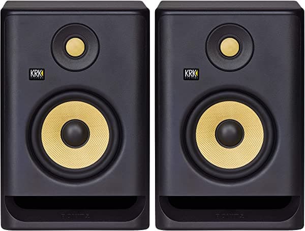 KRK RP5 Rokit 5 G4 Profesional Bi-Amp 5 Pulgadas Potenciados Monitor de Estudio Par Negro