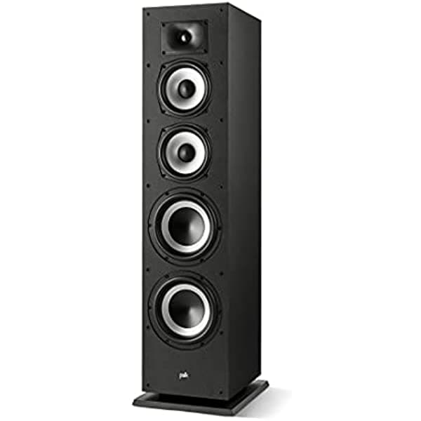 Polk Monitor Xt70 Grande Tower Parlante - Hi -Res Certified Dolby Atmos & Dts: X Compatible 1 "Tweeter (2) 6.5" Woofers Dinámicamente Equilibrados Tower Speaker