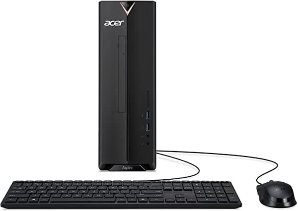 Acer Aspire Xc-830-Ua91 Desktop | Intel Celeron J4125 Procesador De Cuatro Núcleos (Hasta 2.7Ghz) | 8Gb 2400Mhz Ddr4 | 256Gb Nvme M.2 Ssd | 8X Dvd | W