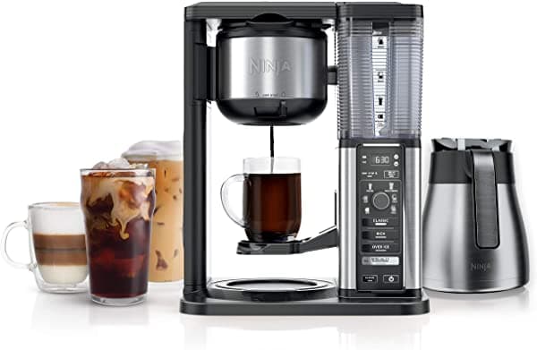Ninja Cafetera Especializada Cm407 Con Jarra Térmica De 50 Oz Acabado En Acero Inoxidable Y Negro