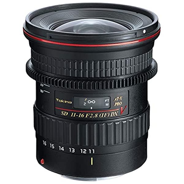 Tokina Cine Super-Wide-Angle Lente De Zoom At-X116Pro Dx V 11 ~ 16 Mm F2.8 Para Nikon T01-DXV1116N