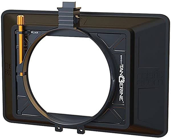 Bright Tangerine Misfit Atom 4x5.65 y 4x4 Ultra Liviana Clip de 2 Etapas Matte Box Matte Shade de 114 mm de Abrazadera de 114 mm