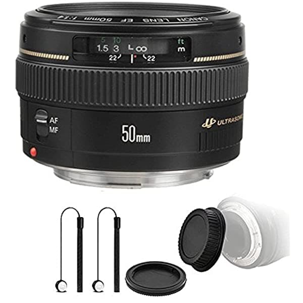 Teds Canon Ef F/1.4 Usm Lente Estándar Para Canon Slr Cámaras Con Paquete De Cámara NL-C-50-1.4-13-US-2515A003