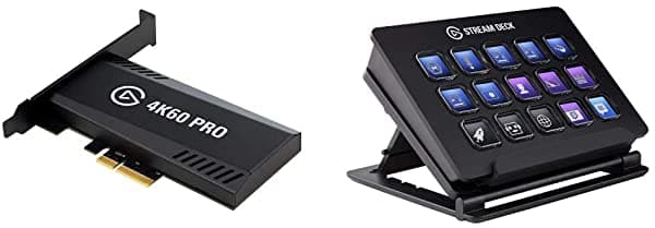 Elgato 4K60 Pro Mk.2 Pcie Capture Card4K60 Hdr10 Capture & Stream Deck - Controlador De Creación De Contenido En Vivo Con 15 Teclas Lcd Personalizables Soporte Ajustable Para Windows 10 Y Macos 10.13 O Tarde