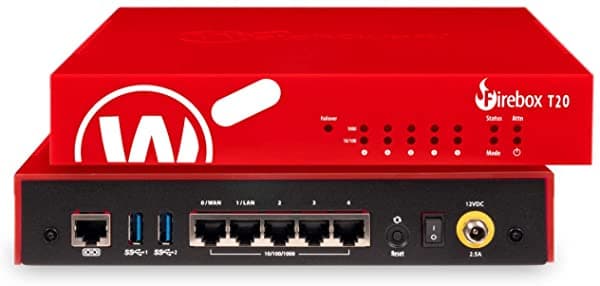 Aparato De Seguridad Para Firebox T20 De Watchguard Con Una Suite Básica De Seguridad De 1 Año (Wgt20411-Ww) Trade Up to Firebox T20