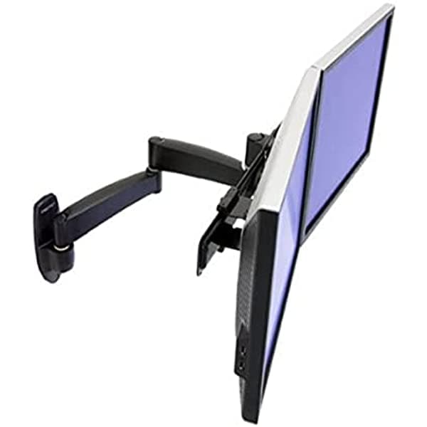 Ergotron 200 Series Dual Mon Brazo Negro 45-231-200