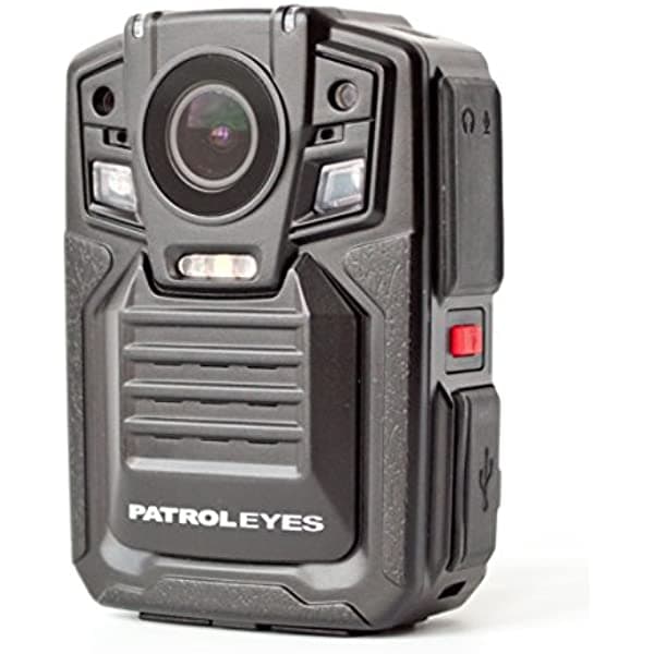 Patroleyes Cámara Auto Dv5 2 Del Cuerpo De La Policía De La Visión Nocturna De 1296P Hd 32Gb Gps Ir PE-DV5-2