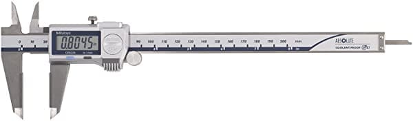 Mitutoyo 500 - 738 - 20 Digimatic Caliper Con Control De Proceso Estadístico Od/Id De Carburo 0 - 8" Ip67 0.0005"/001 Mm