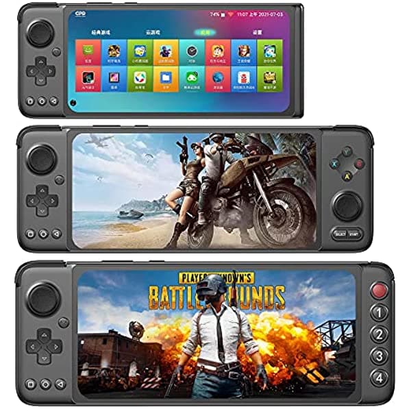 LANRUO Gpd Xp - Consola De Juegos De Mano De 6.81 Pulgadas Resolución 2400 X 1080 Pantalla Táctil Android 11 Cpu Mediatek Helio G958 Núcleos 6 Gb/128 Gb