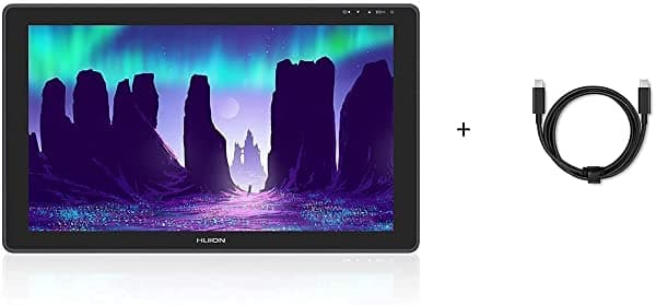 2020 Huion Kamvas 22 Gráficos Dibujo Tablet Con Pantalla Android Soporte Libre De Batería Stylus 8192 Pen Presión Inclinación Ajustable Soporte - 21.5 Pulgadas