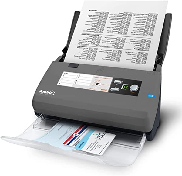 Ambir Imagescan Pro 830Ix 30Ppm Escáner Adf De Alta Velocidad Para Pc Y Mac