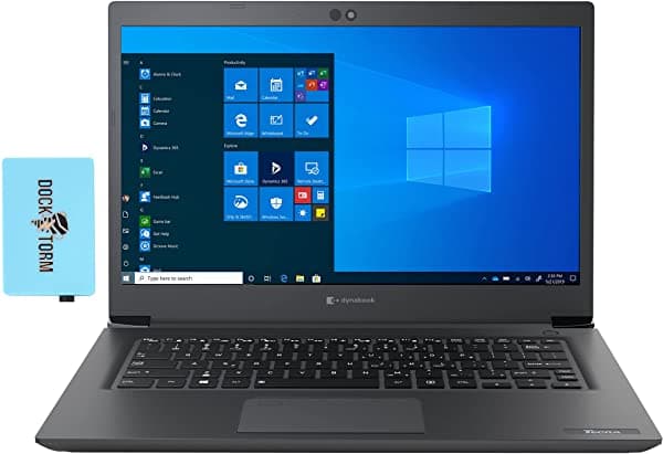Toshiba Dynabook Tecra A40-G - Portátil Escolar Y Empresarial (Intel Celeron 5205U 2 Núcleos 4 Gb De Ram 128 Gb Ssd Intel Uhd 14.0 Pulgadas Full Hd (1920 X 1080) Wifi Bluetooth Cámara Web 1 Hdmi Win 10 Pro) Con Concentrador