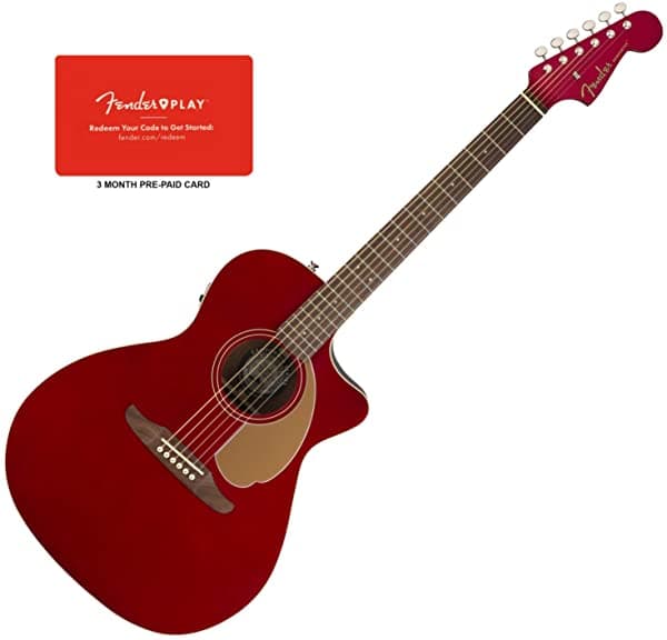 Fender Porter Player Candy Apple Red Electroacústica Paquete Fender 0970743009