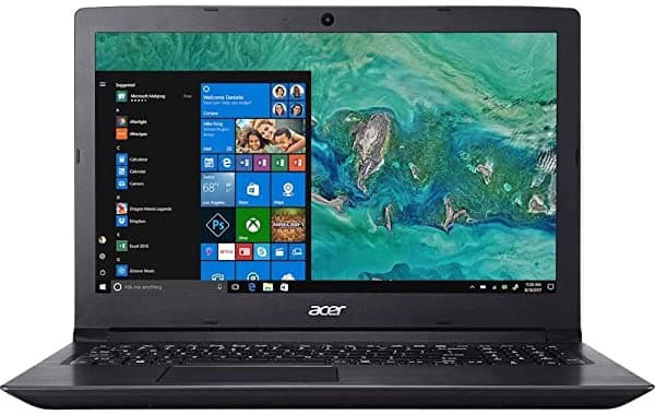 Acer Aspire 3 15.6" Led Hd Portátil Amd Athlon Plata 3050U 128 Ssd 8Gb Ddr4 Memoria 802.11Ac Wifi Usb 3.0 Webcam Lector De Tarjetas Sd Hdmi Ethernet Windows 10 Home Freecit Accesorios A315