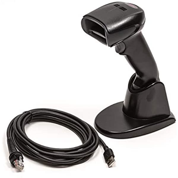 Honeywell 1900Gsr-2Usb-2 Xenon - Lector De Código De Barras Con Soporte Móvil Integrado 1900G Portátil 1D Y 2D Enfoque De Rango Estándar Negro BM4211