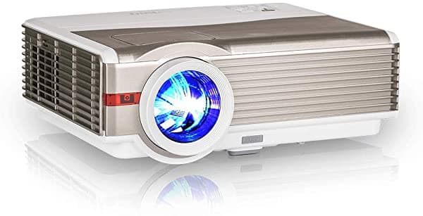 WIKISH Proyector Multimedia 5000 Lúmenes Hd Proyector Inalámbrico Wifi Bluetooth) 43237-2