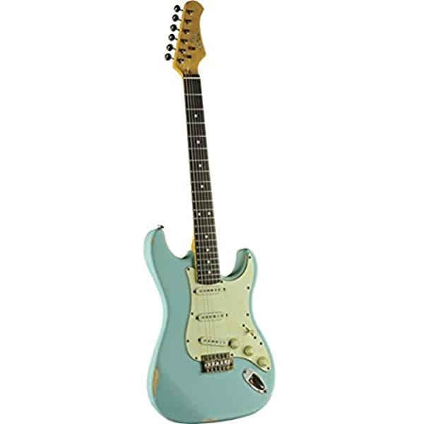 Eko Guitarras 05130205 - Guitarra Eléctrica De 6 Cuerdas De Cuerpo Sólido (Derecha Full 05130205)