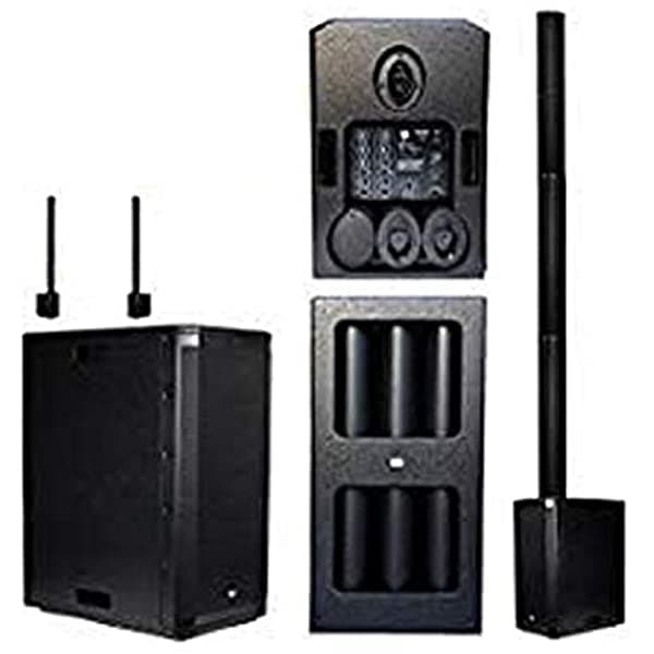 Emb 10Bt Pk1 1500W Torre Bluetooth Todo En Uno Linear Array Pa Altavoz Portátil Acoplable - Perfecto Para El Hogar/Karaoke/Cumpleaños/Dj/Fiesta/Reunión/Campamento/Trabajo/Construcción TOWER10BT