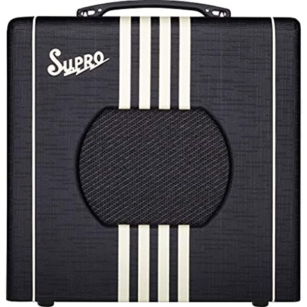 Supro Delta King 8 - Amplificador Combo Valvular de 1 Vatio 1 X 8 Pulgadas Color Negro y Crema 1818BC