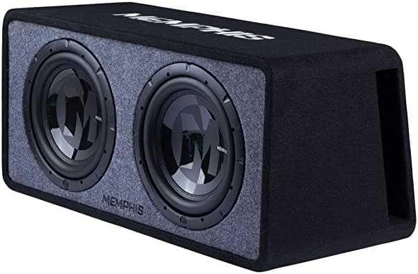 Memphis Audio Prxe12D1 Dual 12" Power Referencia Series Caja Cargada 1-Ohm