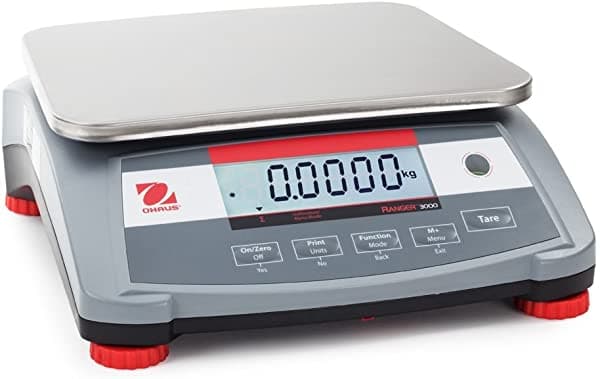 Ohaus R31P15 Ranger 3000 - Báscula Compacta Para Banco (33.1 Lbs X 0.02 Oz) 30031710