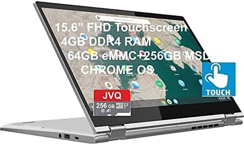Lenovo Laptop Chromebook 2 En 1 C340 Con Pantalla Táctil Fhd De 15.6 Pulgadas Procesador Intel I3 (Hasta 3.4 Ghz) 4 Gb De Ram 320 Gb De Espacio (64 Gb Emmc+256 Gb Msd) Usb-C Wi-Fi Bluetooth Cámara Web Chrome Os+Jvq Mp Lenovo C340 i3