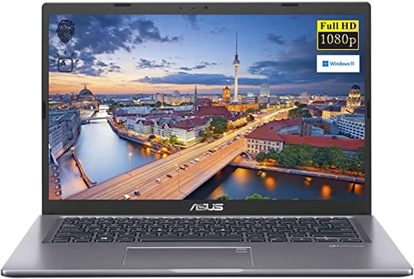 Asus Vivobook 14 Fhd 1080P La Computadora Portátil Intel Core I3-1115G4 8Gb Ram 256Gb Pcie Ssd Reader De Huellas Dactilares Retroiluminado Teclado Hdm