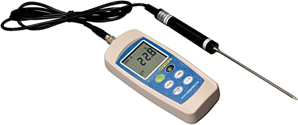 Thermco Pt100 Platino De Alta Precisión Digital Certificado Termómetro Para Ciencias De La Vida 1 ACCD370PFC