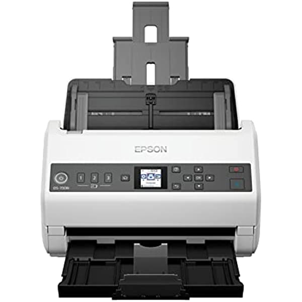 Epson Ds-730N Network Document Scanner De 100 Páginas Auto Documento De Alimentación Adf Duplex Scanning
