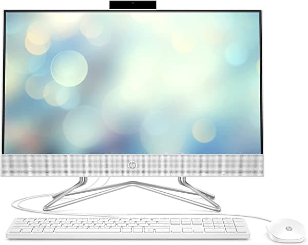 Hp Escritorio Todo En Uno De 22 Pulgadas Procesador Amd Athlon Silver 3050U Gráficos Amd Radeon 4 Gb De Ram 256 Gb Ssd Windows 11 Home (22-Dd0210 Blanco Nieve)