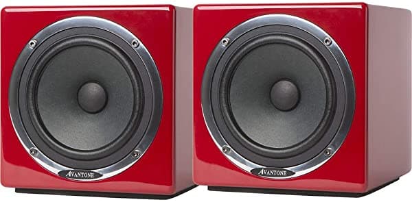 Avantone Pro Active Mixcubes - Juego De Monitores De Estudio (5.25 In) Color Rojo ARED