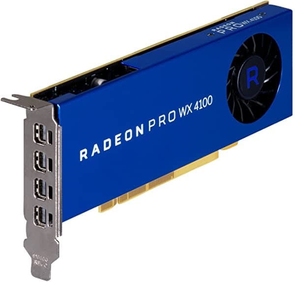 Amd Radeon Pro Wx 4100 - Tarjeta Gráfica (Perfil Bajo 4 Gb Gddr5) Z0B15AT